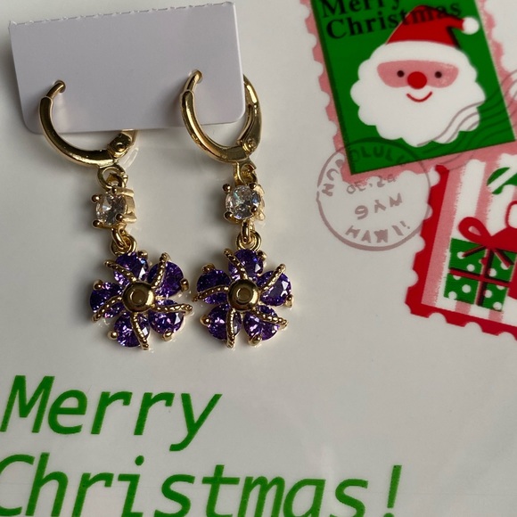 New gold filled earring for women - great gift for Christmas - Picture 2 of 3